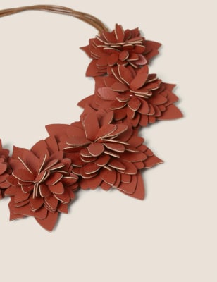 Large Flower Necklace | M&S Collection | M&S