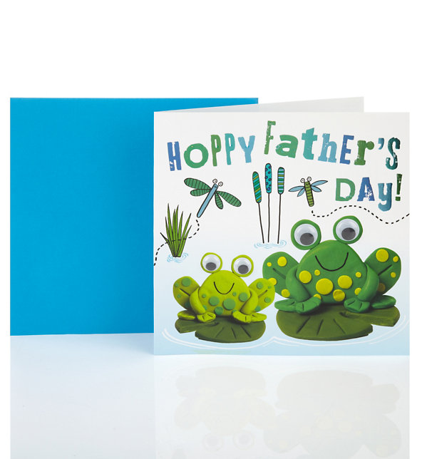 Large Frogs Father's Day Card Image 1 of 2