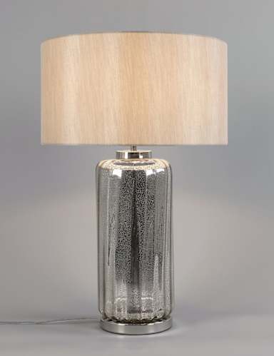 Large Mercury Glass Table Lamp 6 of 6