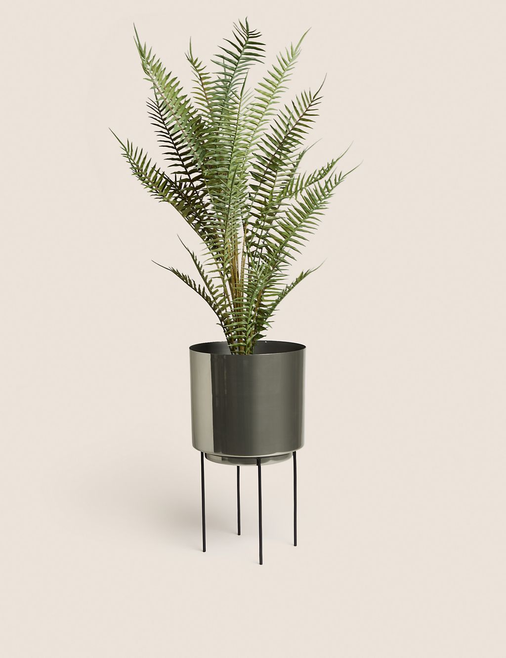 Large Metal Planter with Stand 5 of 7