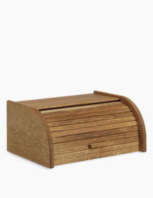 Large Oak Bread Bin M&S