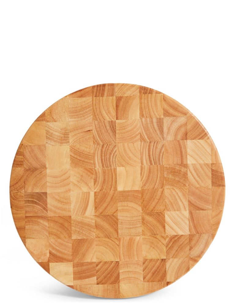 Large Round End Grain Chopping Board 3 of 3