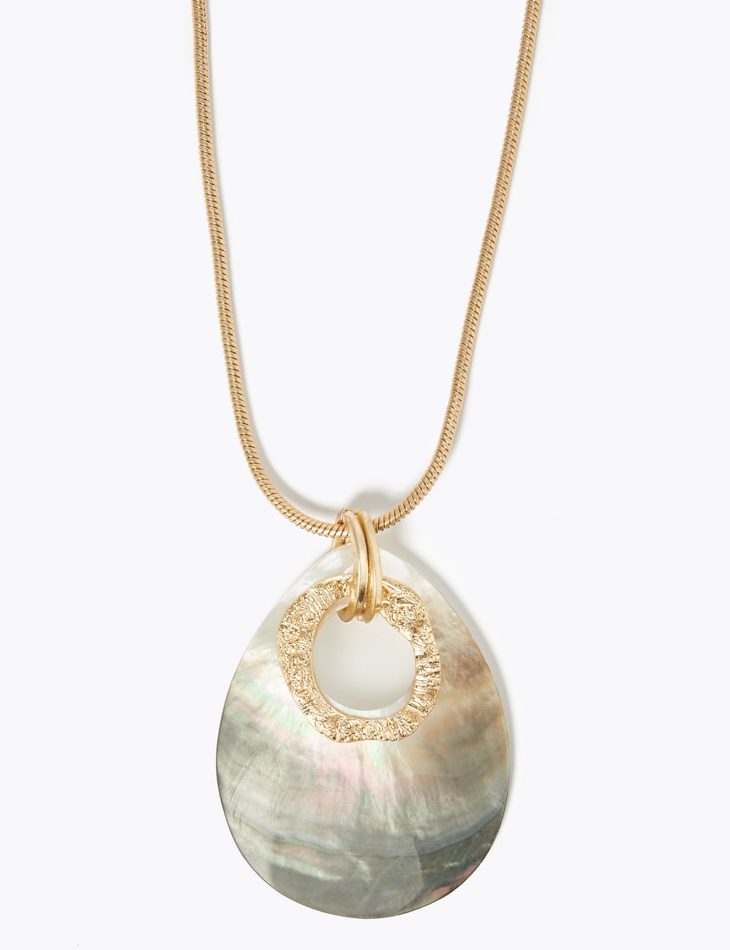 Large Shell Shape Pendant Necklaces | M&S Collection | M&S