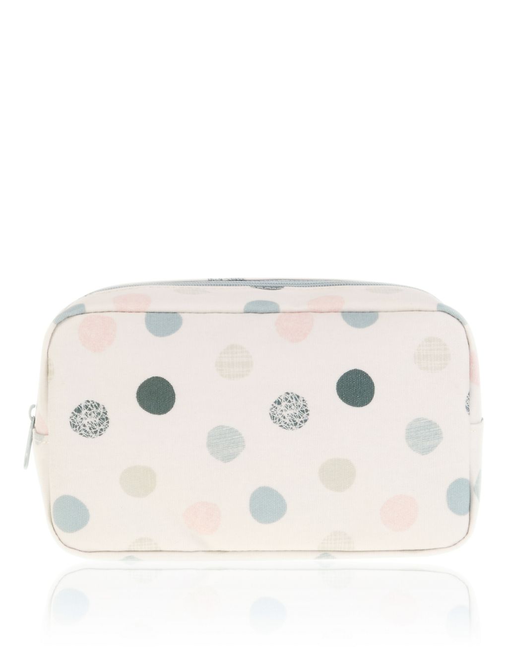 Large Spotted Cosmetic Bag 1 of 2