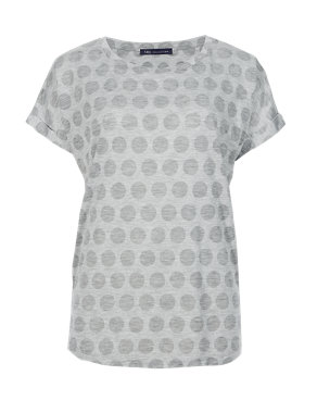 Large Spotted Short Sleeve T-Shirt Image 2 of 4
