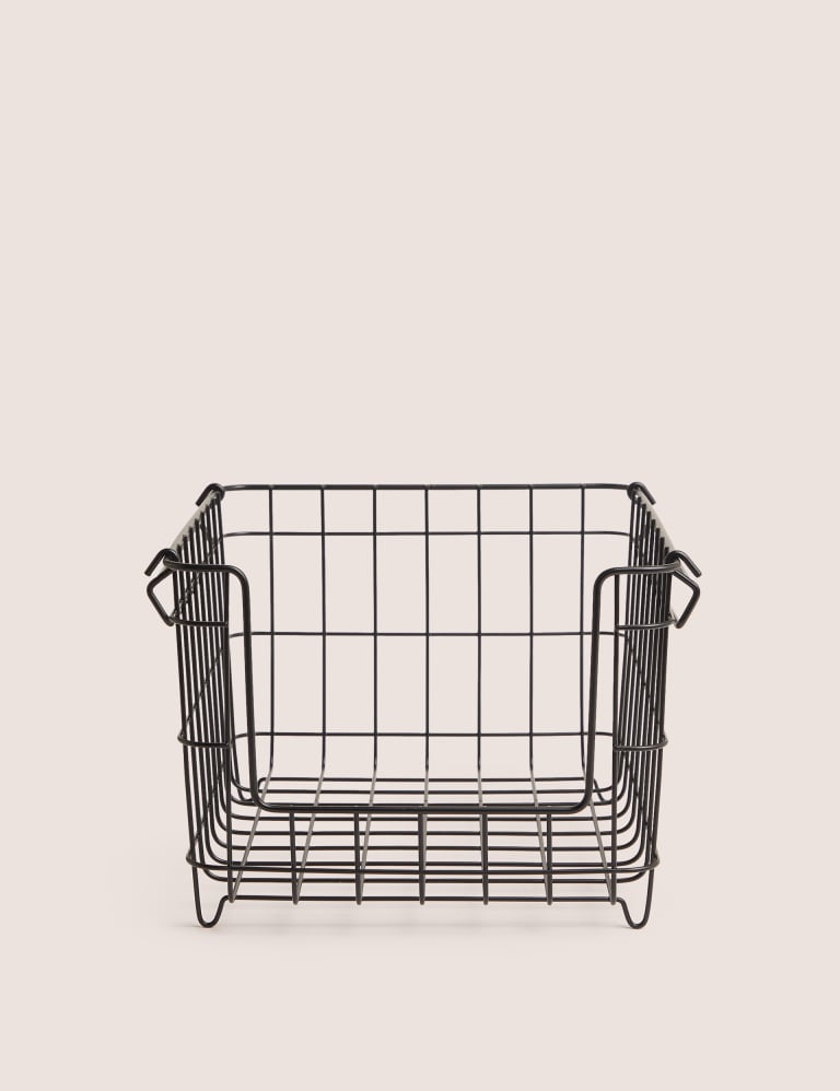 Large Stackable Storage Basket M S Collection M S