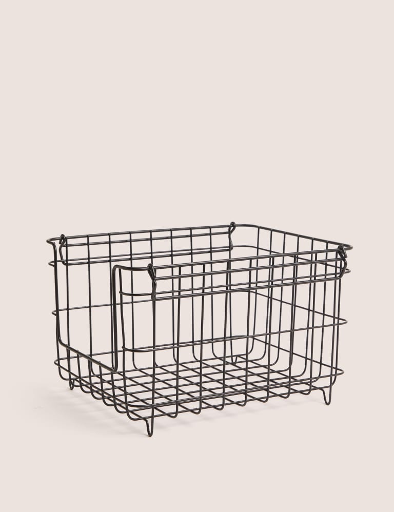 Large Stackable Storage Basket 3 of 4