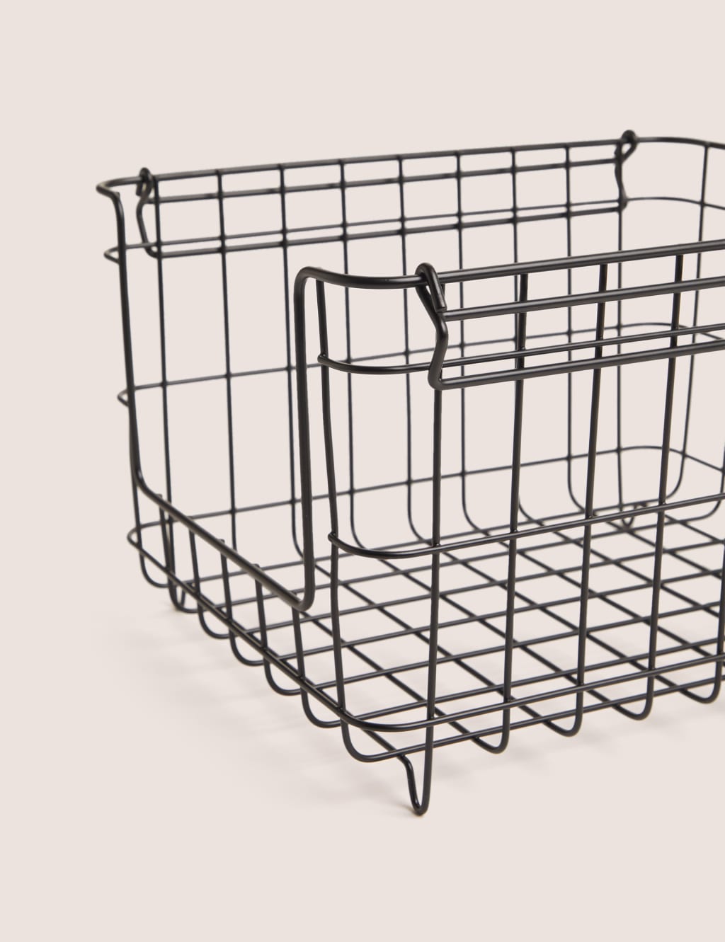 Large Stackable Storage Basket M&S Collection M&S