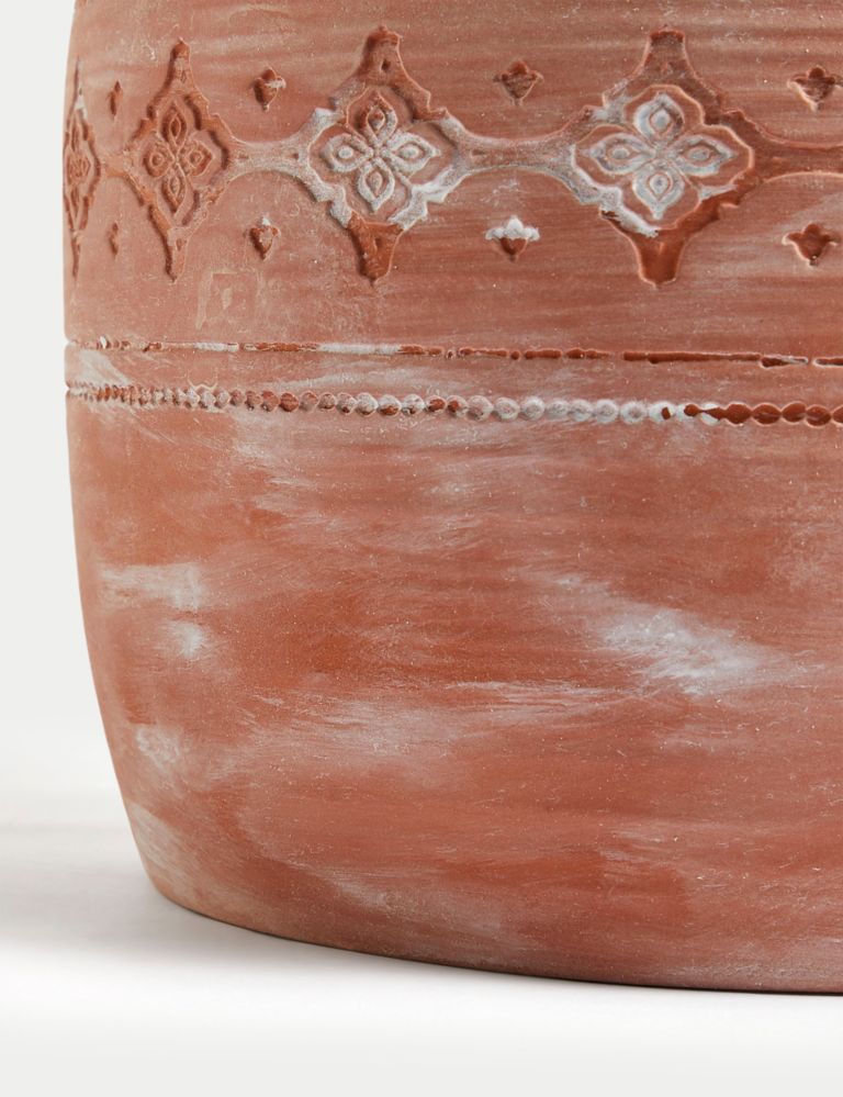 Large Terracotta Urn Vase 4 of 6