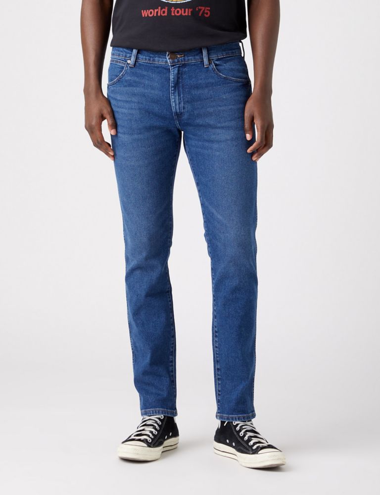 Larston Tapered Slim Fit 5 Pocket Jeans | Wrangler | M&S