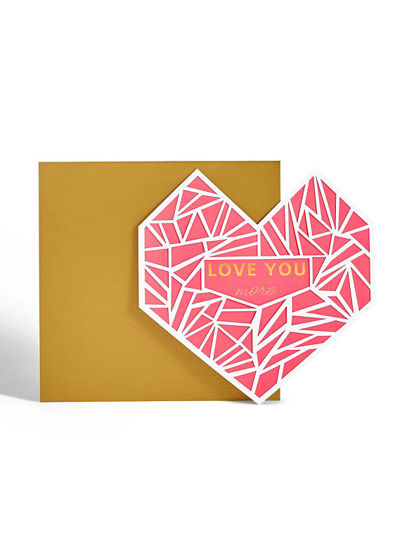 Laser Cut Heart Card Image 1 of 2