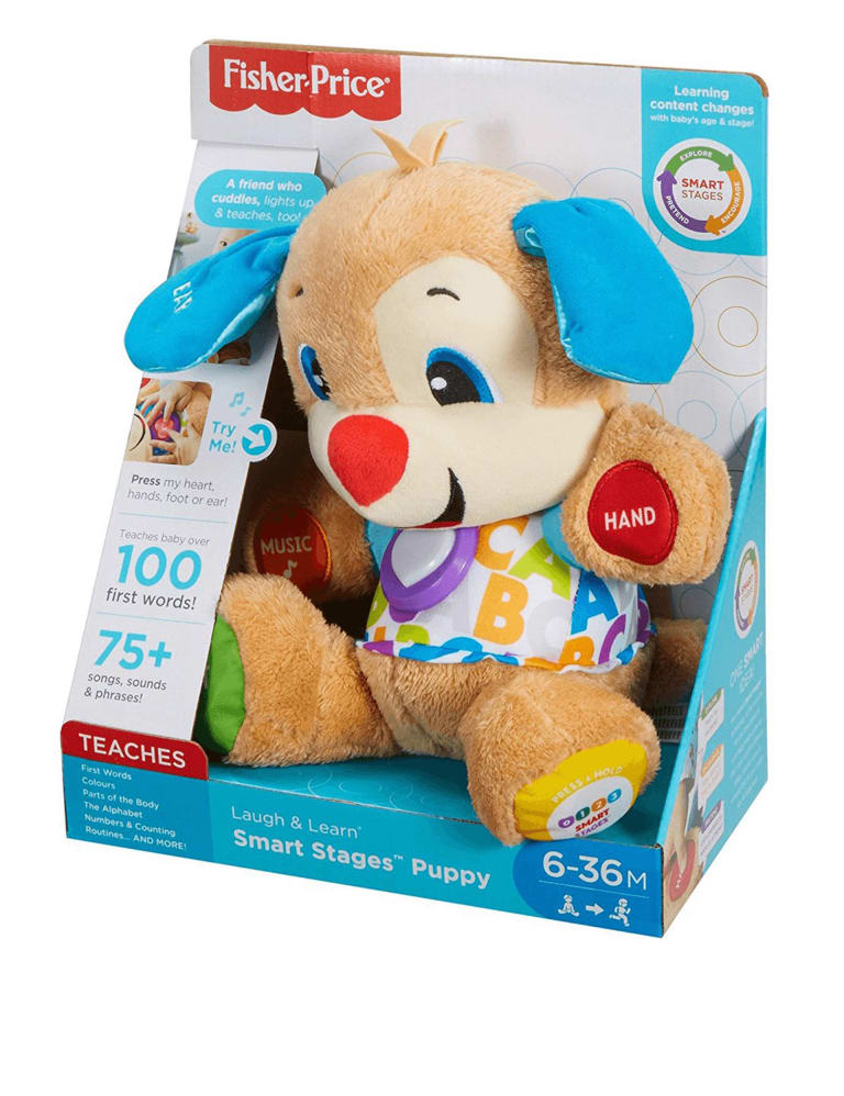 Laugh Learn Smart Stages Puppy Toy 6 Mths Fisher Price M S