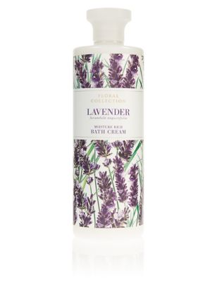 Lavender Bath Cream 500ml Floral Collection Mands