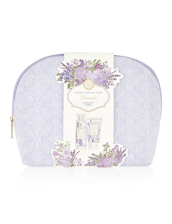 Lavender Cosmetic Purse Image 1 of 2