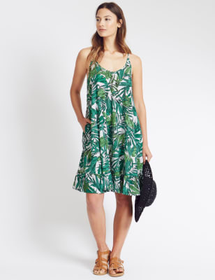 Marks and spencer leaf print outlet dress