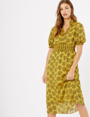 Marks and spencer leaf hotsell print dress