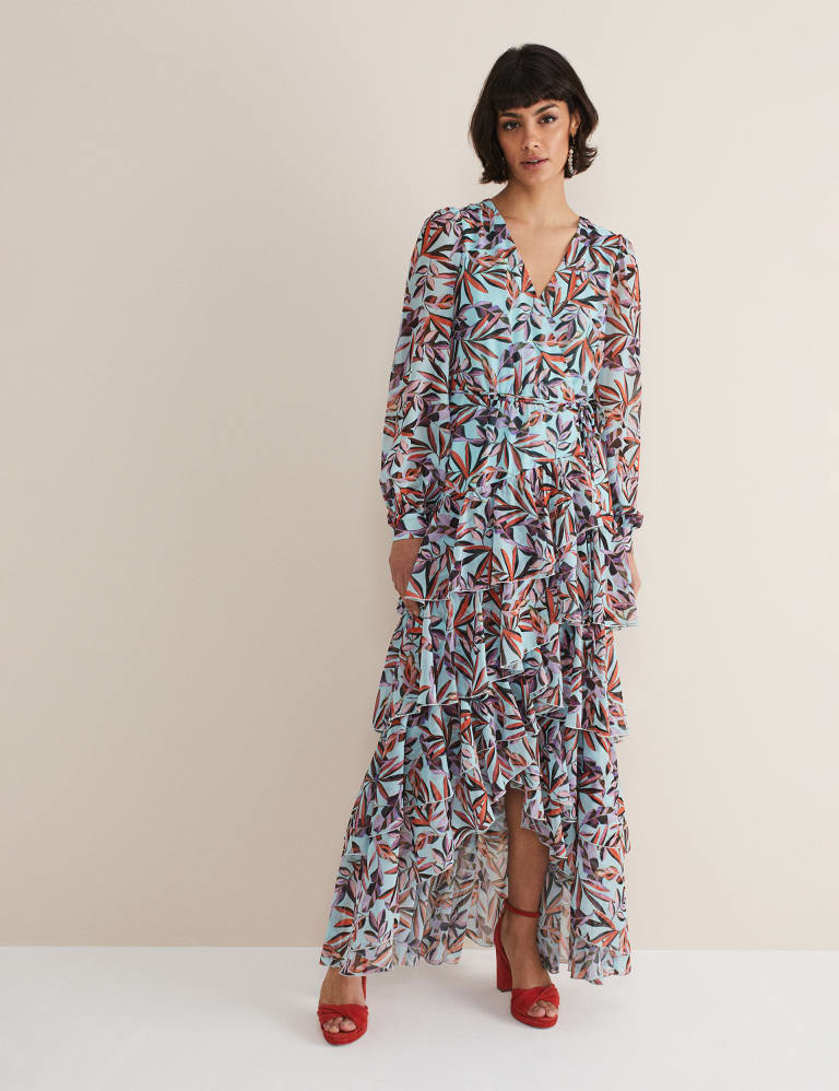Marks and spencer leaf print dress shop
