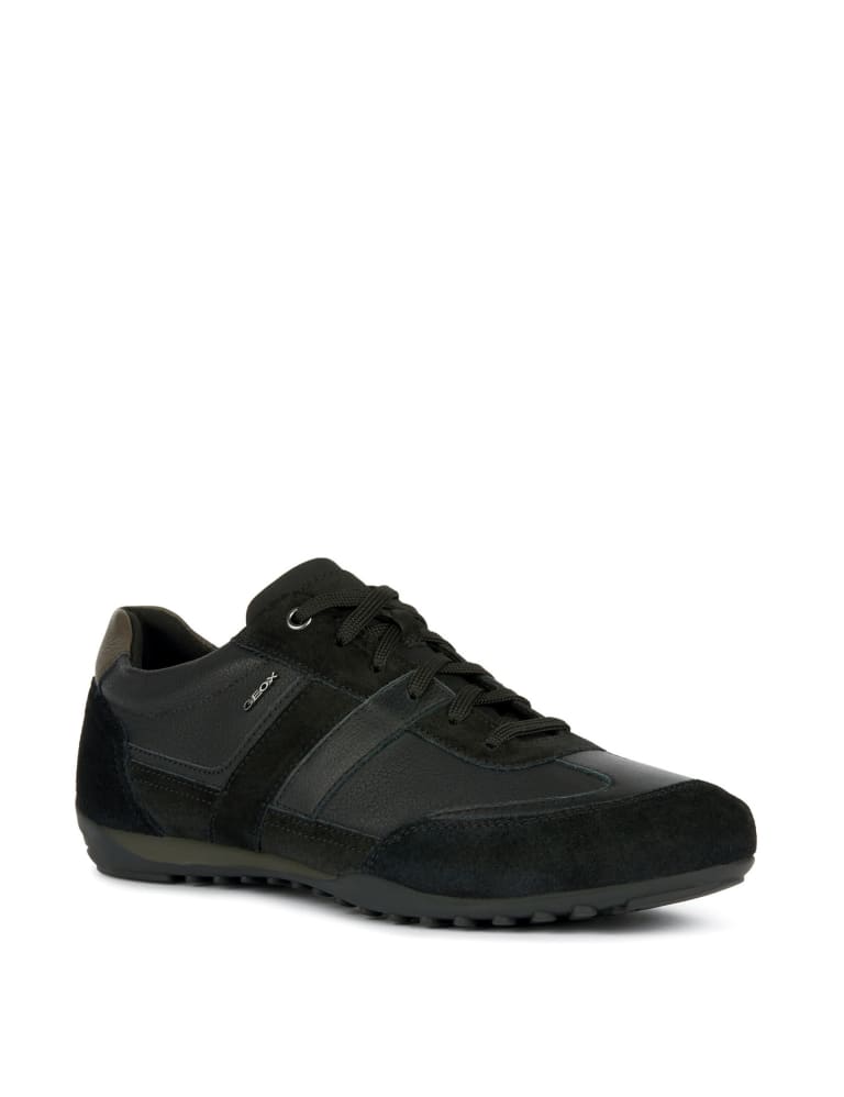 Geox leather trainers online