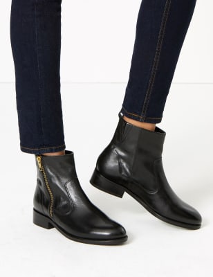 m&s black chelsea boots