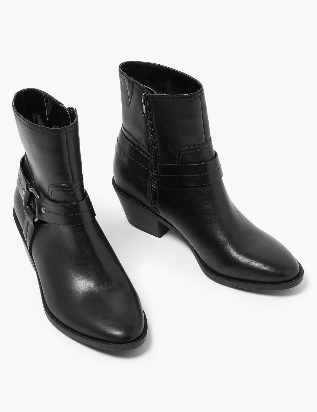 Leather Ankle Boots | M&S Collection | M&S