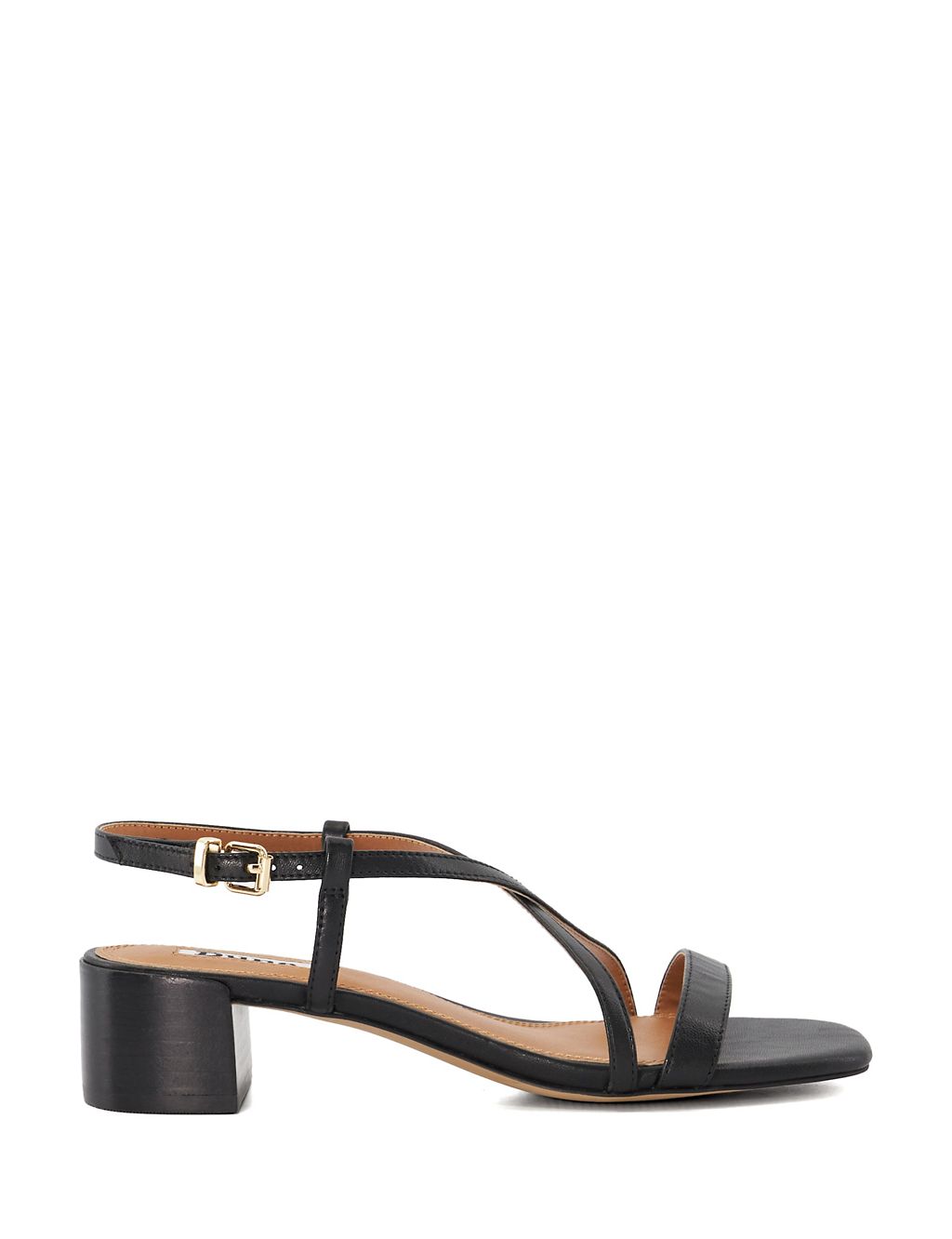 Leather Ankle Strap Block Heel Sandals 3 of 5