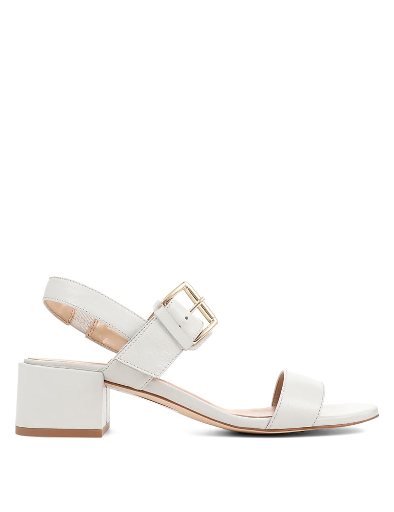 Leather Ankle Strap Block Heel Sandals | Jones Bootmaker | M&S