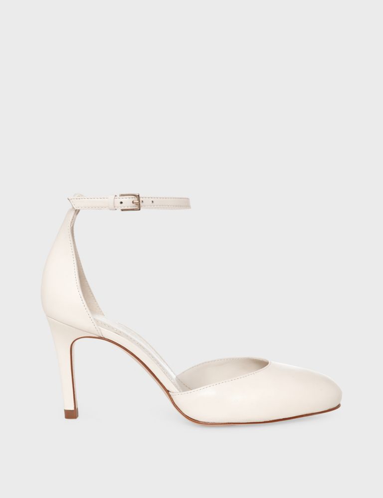 Leather Ankle Strap Court Shoes | HOBBS | M&S