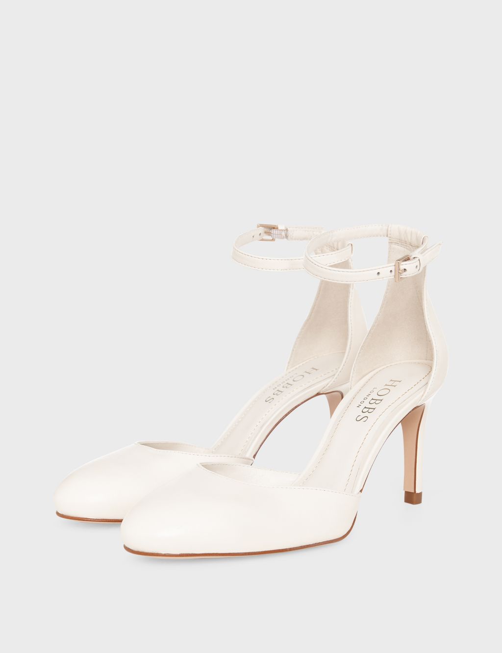 Leather Ankle Strap Court Shoes | HOBBS | M&S