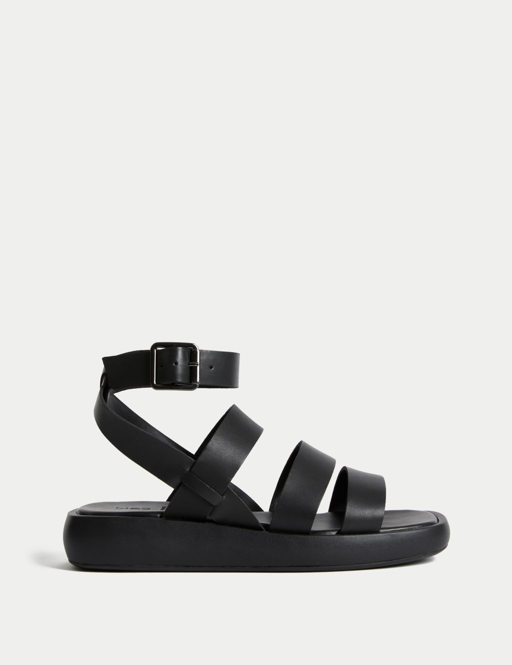 Leather Ankle Strap Flatform Sandals 3 of 3