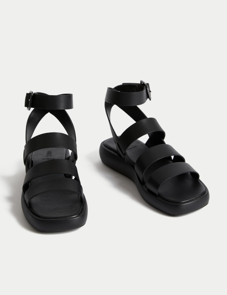 M&s mens leather sandals sales