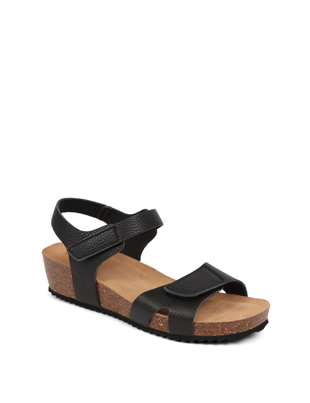 Leather Ankle Strap Flatform Sandals 6 of 7