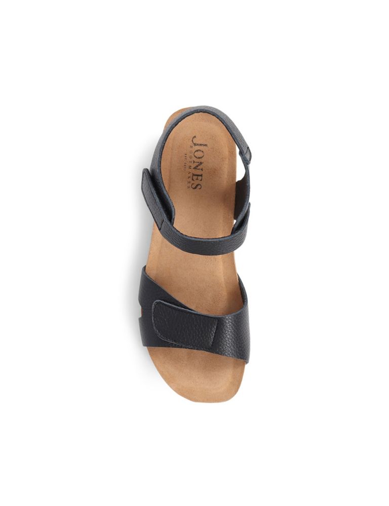 Leather Ankle Strap Flatform Sandals 5 of 7