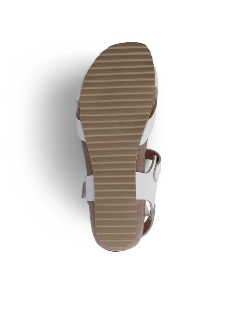 Leather Ankle Strap Flatform Sandals 5 of 5