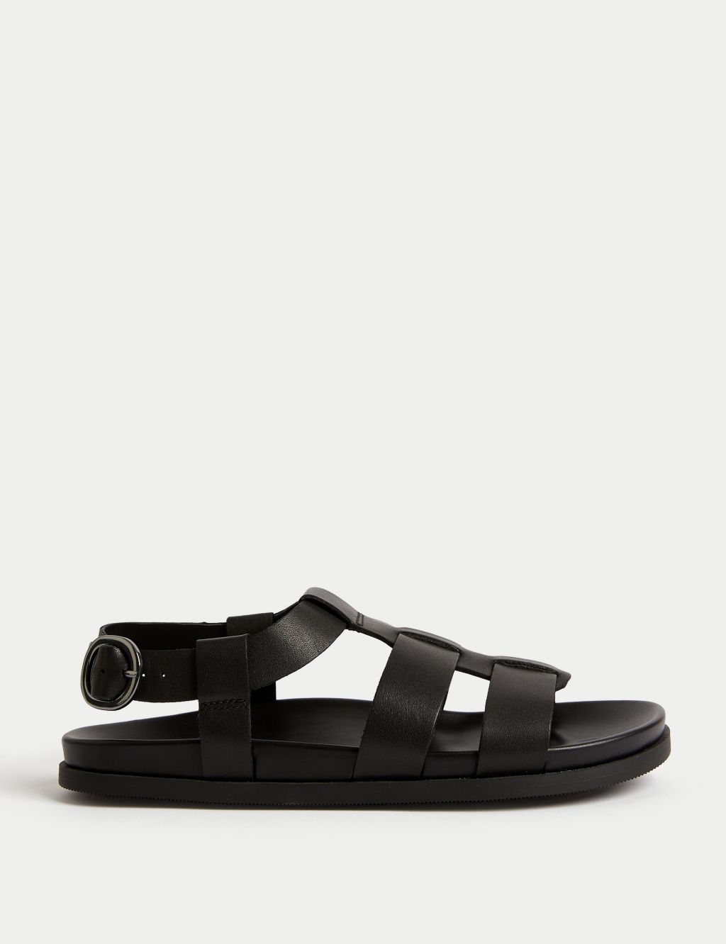 Leather Ankle Strap Footbed Sandals 3 of 3