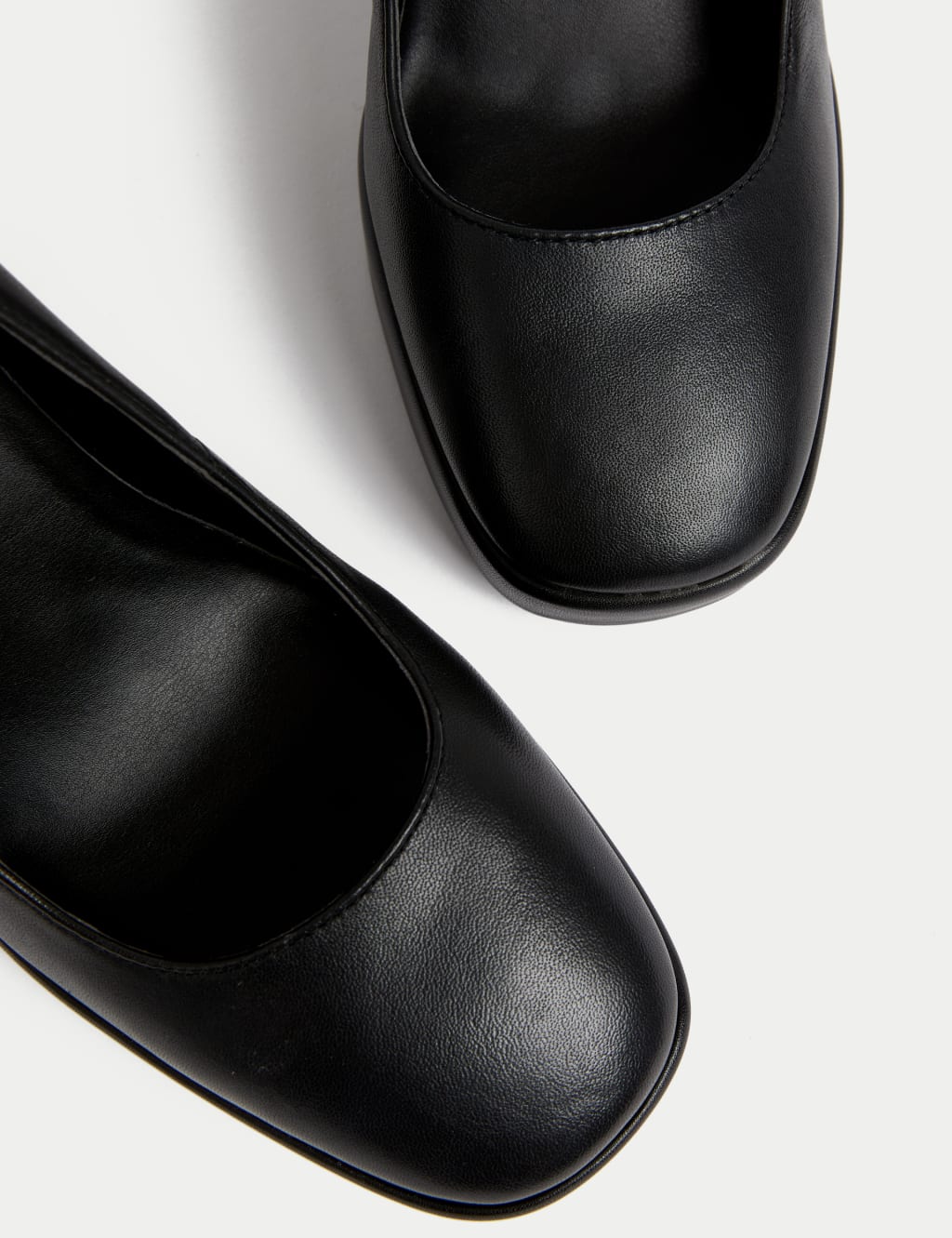 Leather Ankle Strap Platform Heels M&S Collection M&S