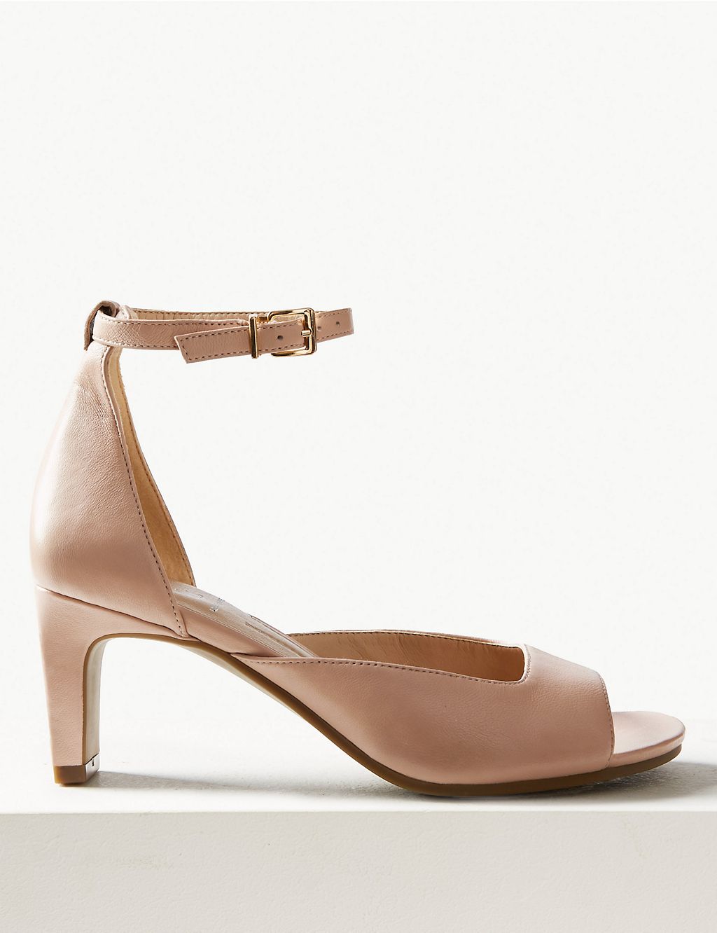 Leather Ankle Strap Sandals 1 of 5