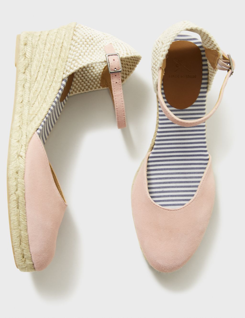 Leather Ankle Strap Wedge Espadrilles 4 of 5