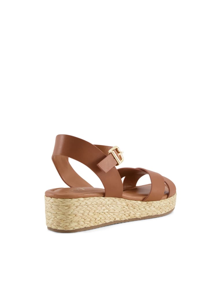 Dune ladies top wedge sandals