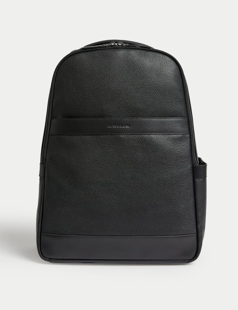 Marks and spencer leather backpack new arrivals