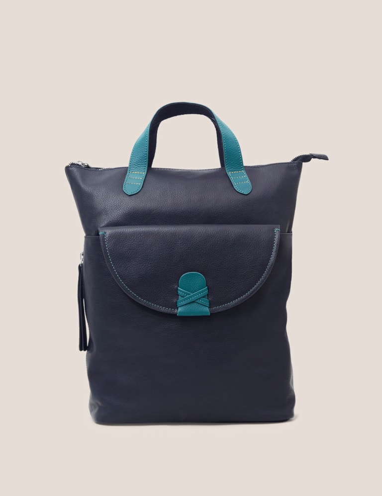 Leather Backpack White Stuff M S