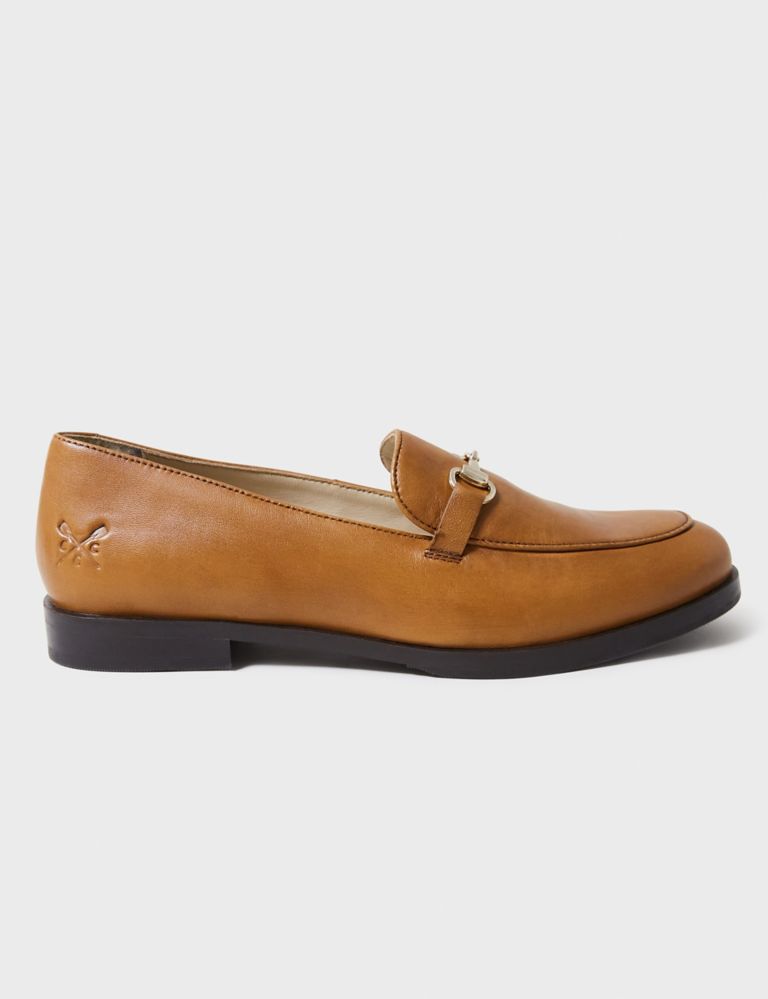 Leather Bar Flat Loafers 2 of 5