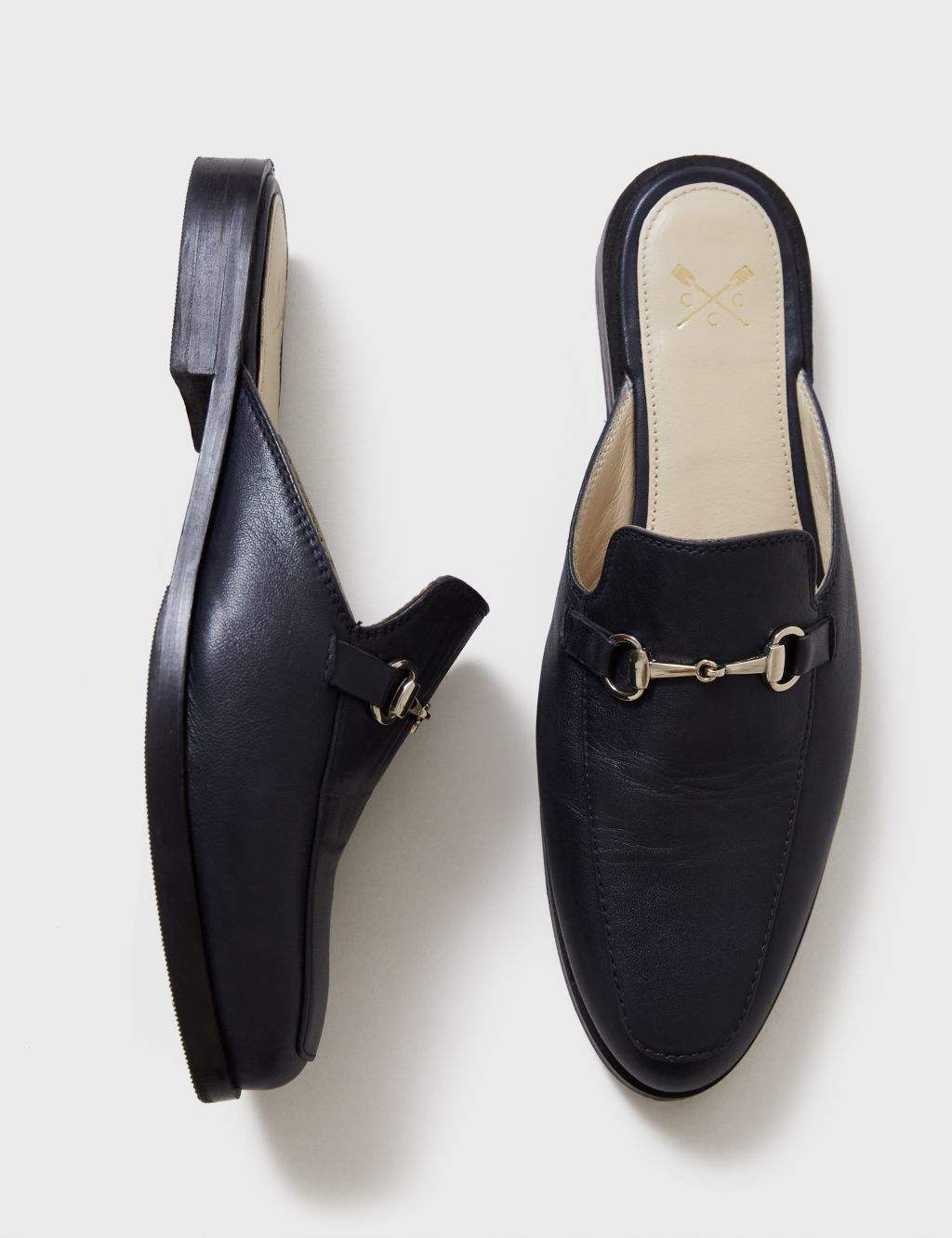 Leather Bar Mule Loafers 4 of 5