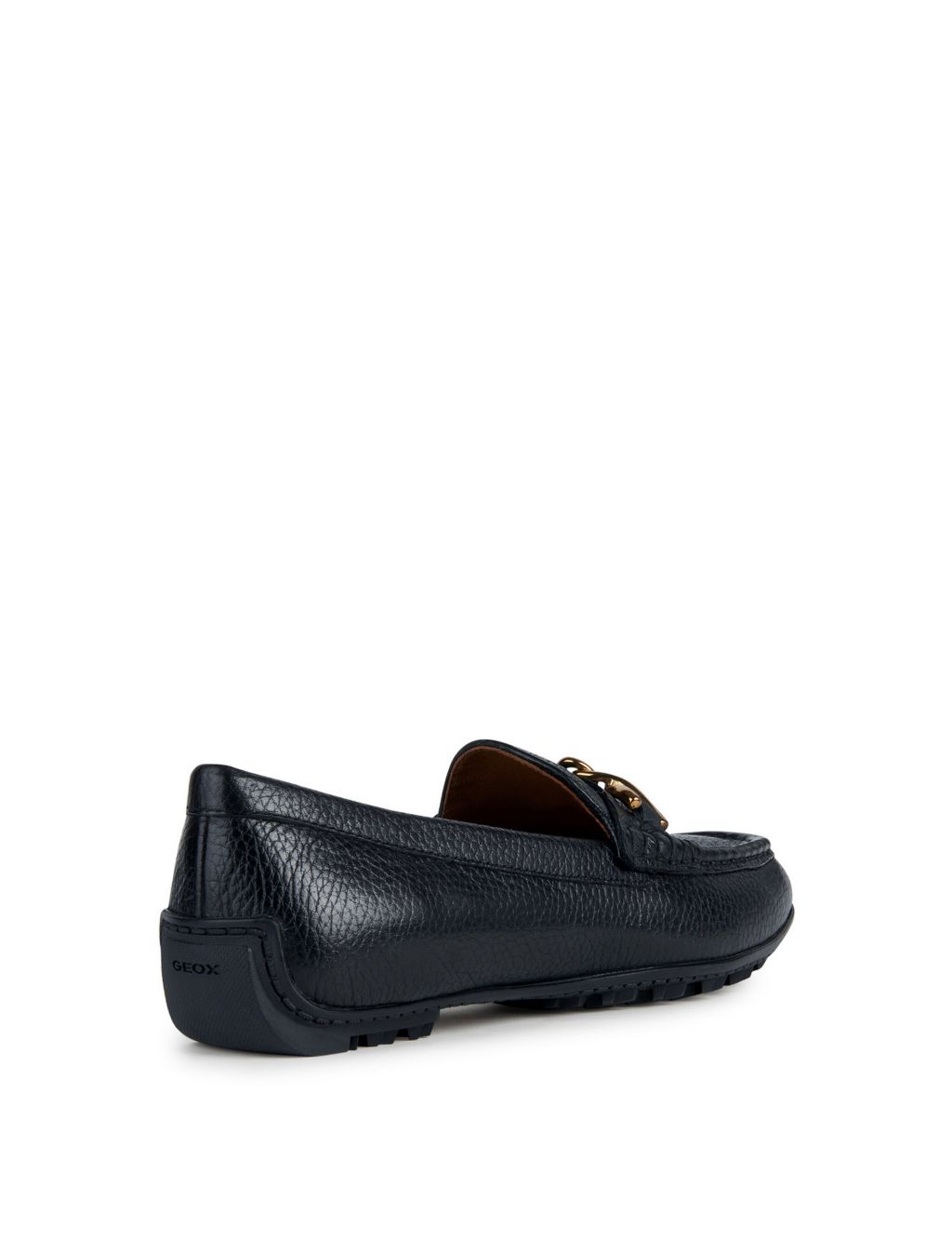 Leather Bar Slip On Flat Loafers 4 of 6