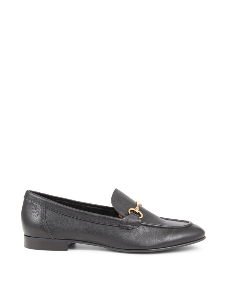 Leather Bar Slip On Loafers 3 of 7