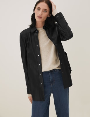 marks and spencer shacket ladies