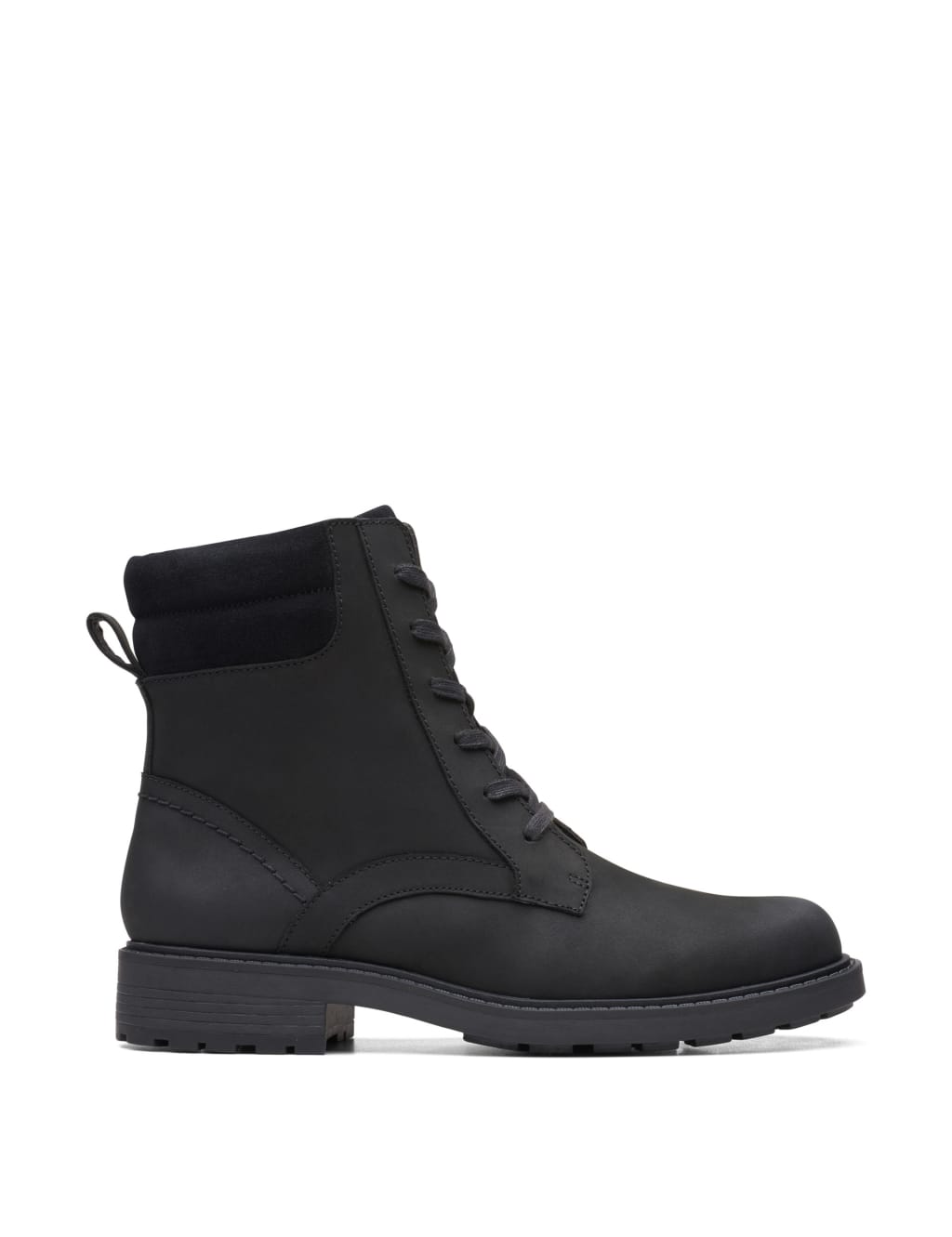 Leather Biker Block Heel Boots 3 of 7