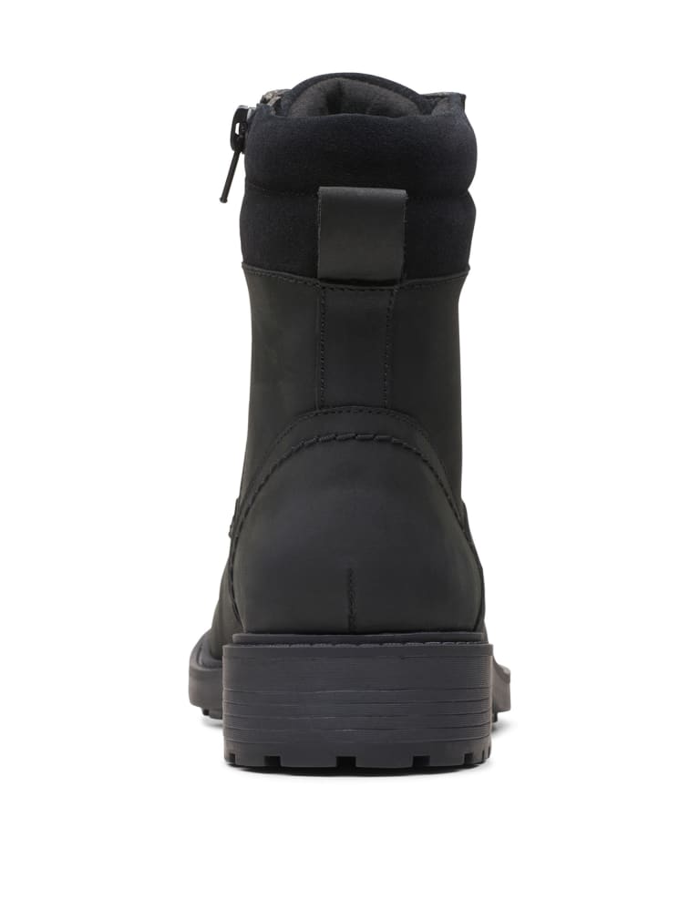 Leather Biker Block Heel Boots 7 of 7