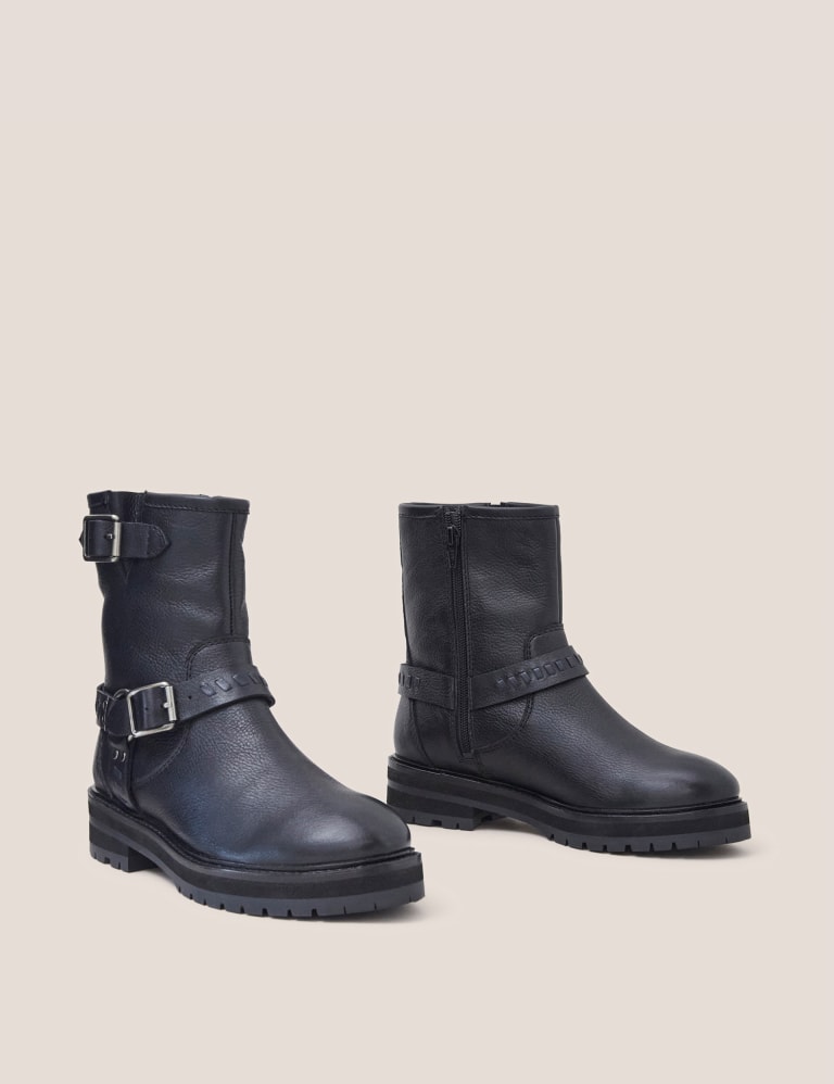 Biker outlet boots m&s