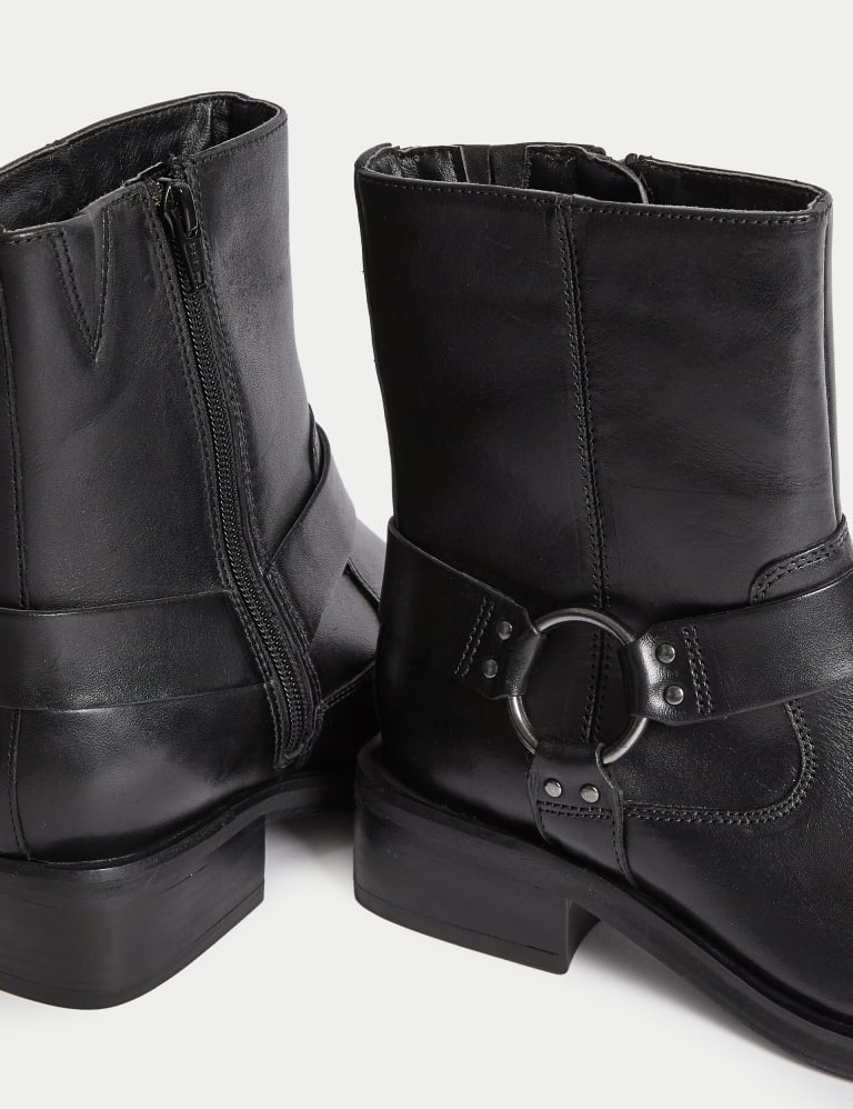 Biker flat sales boots
