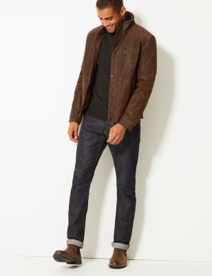 Marks and store spencer leather jacket